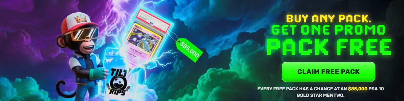 Tilt Rips promotional artwork with free promo pack offer